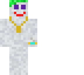 joker with white camo and chain