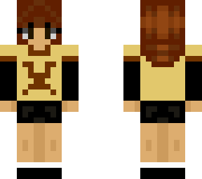 mc girl in yellow-the outfit is bad ngl sorry
