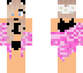 pink bikini girl