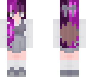 purple and black split