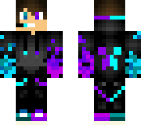purple and blue gamer boi