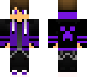 purple gamer boy