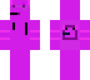 purple slime from slime gang serie in suit