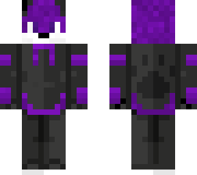 purple wolf with hoodie