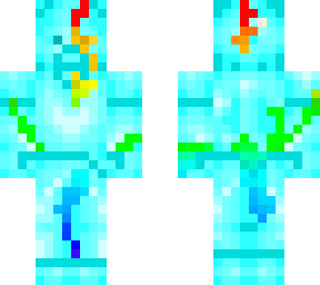 rainbow blue steve