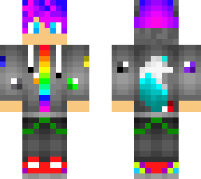 rainbow wolf boy