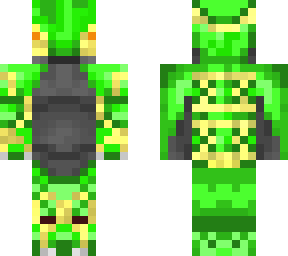 shiny groudon / lime groudon by legendarymyles (original: chainsawdevilxx)