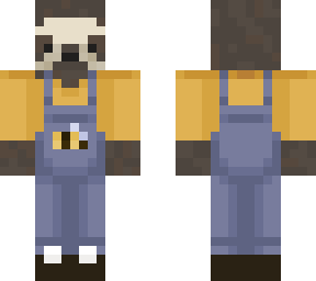 sloth in a bee suit