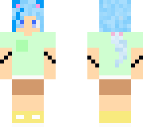 snow cat girl