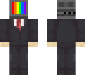 tv-head in a suit