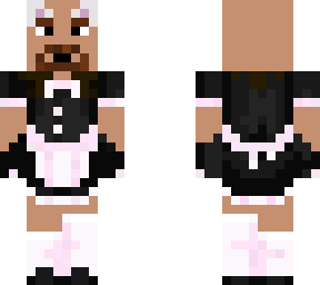 Walter White In A Maid Dress Minecraft Skin