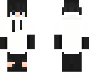 white and black