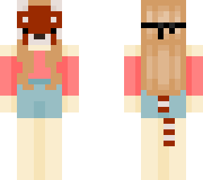 --masked red panda girl
