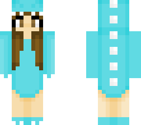 ~blue dino girl~ (request)