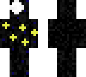 black as night