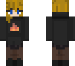 blonde girl in sapnap merch