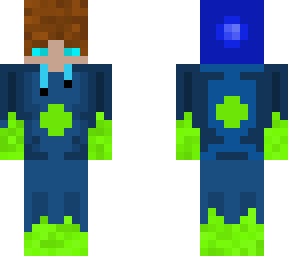 blue and green hoody boy