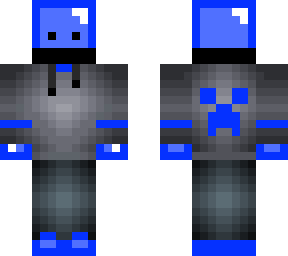 blue blob in blue hoodie (colab with cashualstudios