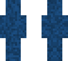 blue camouflage skin for water and dark blue wool