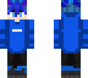 blue demon boy