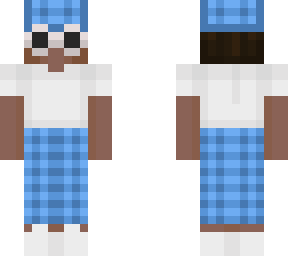 blue flannel x white tee