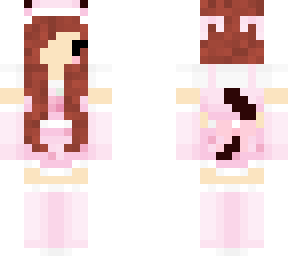 brown hair cat girl berry outfit