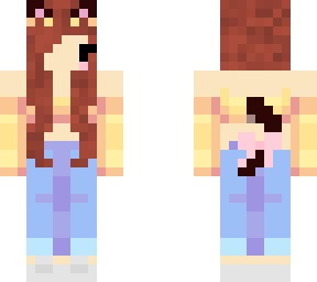brown hair cat girl summer outfit