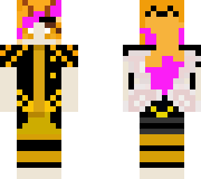 cute teen bee in a suit