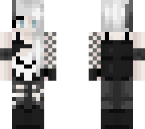 edited white hair goth