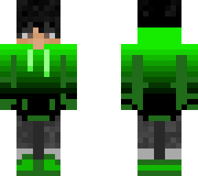 faded green hoodie