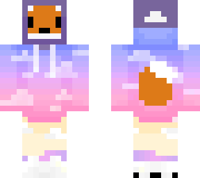 fox in hoodie/pjs