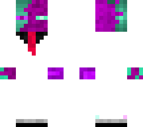 galaxy ender night in a white suit