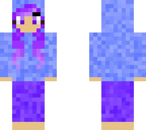 girl with blue hoodie