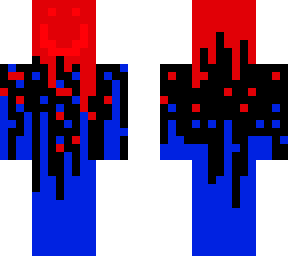 gradient red blue boy