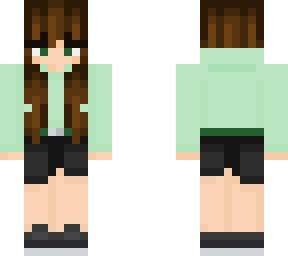 green hoodie