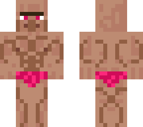 hot sexy villager in speedos (pink version)