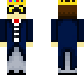 king in a suit