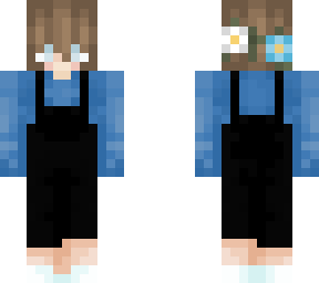 lei; blue orchid: longer hair