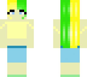 lemon and lime girl hair by:eeveetrainerz