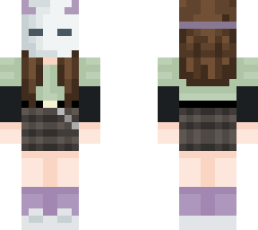 me with fance mask thing