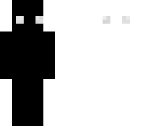not creeper (black white,eyes in back)