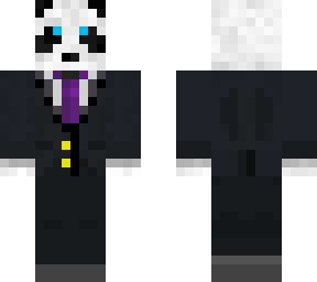 panda purple suit
