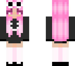 pink hair-georgenotfound girl