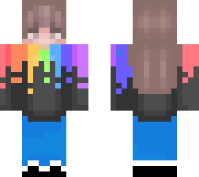 rainbow drip hoodie