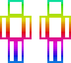 rainbow outline
