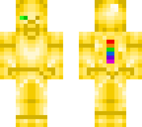 rainbow yellow steve