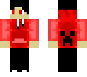 red creeper hoodie