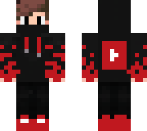 red youtube hoddie