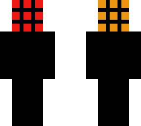 rubix cube head or something