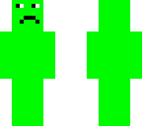 sad green guy